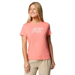 T-shirt femme Festival - Columbia - Corail