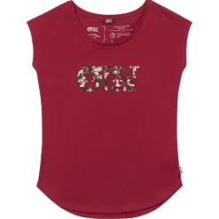 T-shirt fille Basement Tee Girl - Picture Organic Clothing - Rhubarbe