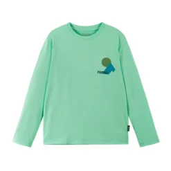 T-shirt manches longues anti-insectes enfant Inista - Reima - Fresh mint Wild