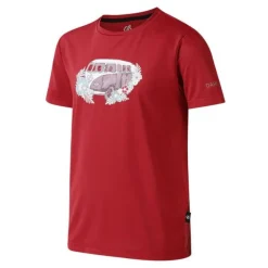 T-shirt respirant enfant Amusing - Dare2b - Deep Claret
