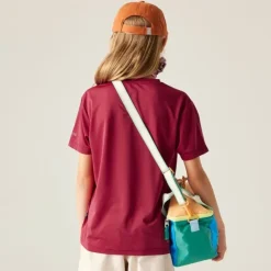 T-shirt respirant enfant Amusing - Dare2b - Deep Claret