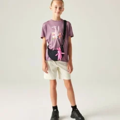 T-shirt respirant enfant Amusing - Dare2b - Mauve Shadow