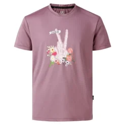 T-shirt respirant enfant Amusing - Dare2b - Mauve Shadow