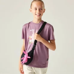 T-shirt respirant enfant Amusing - Dare2b - Mauve Shadow