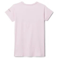 T-shirt respirant fille - Columbia - Mission Peak - Pink Dawn