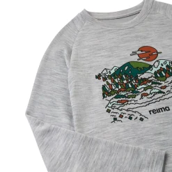 T-shirt technique à manches longues - Viisas - Melange Grey - Reima