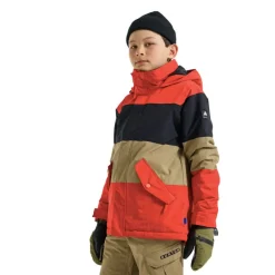 Veste Boy's Symbol - Burton - Tomata/True black/Kelp
