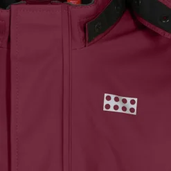 Veste de pluie doublée polaire - Lego - Bordeaux