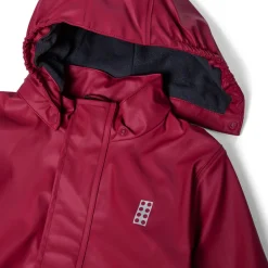 Veste de pluie doublée polaire - Lego - Dark Red