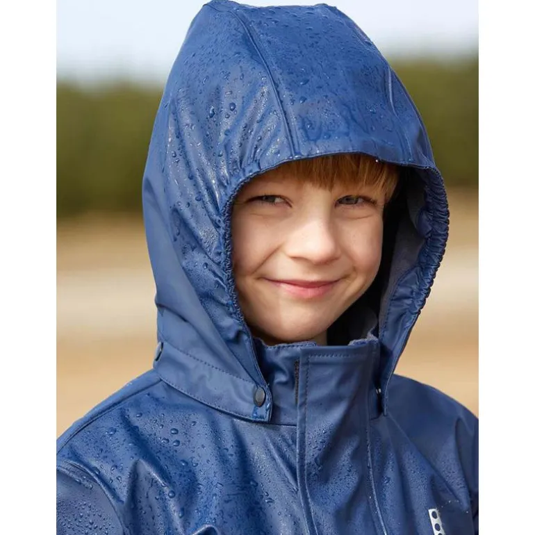 Veste de pluie doublée polaire - Lego - Dark Red