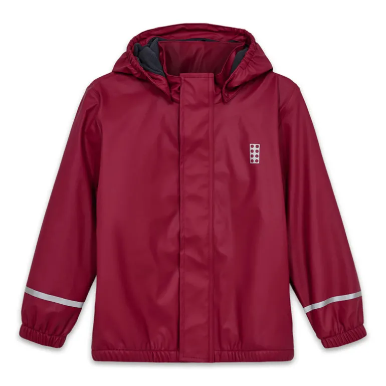 Veste de pluie doublée polaire - Lego - Dark Red