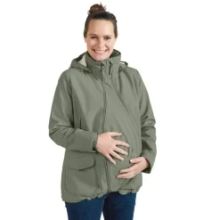 Veste de portage chaude Cosy Allrounder - Mamalila - Agave