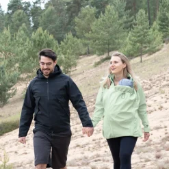 Veste de portage homme softshell Mamalila - Noir