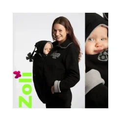 Veste de portage polaire Zoli avec capuche - Pack Trio Perle