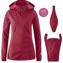 Veste de portage softshell Mamalila - Framboise