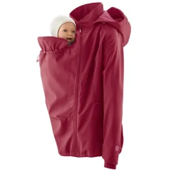 Veste de portage softshell Mamalila - Framboise