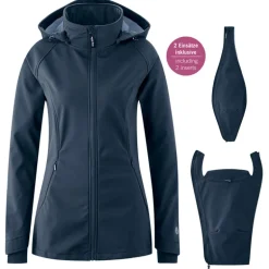 Veste de portage softshell Mamalila - Bleu Marine