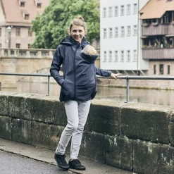 Veste de portage softshell Mamalila - Bleu Marine