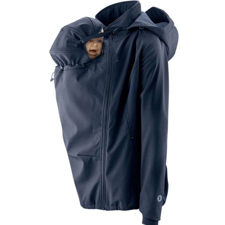Veste de portage softshell Mamalila - Bleu Marine