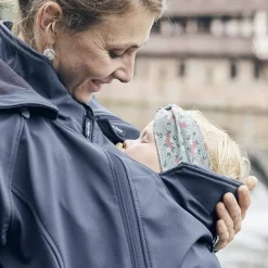 Veste de portage softshell Mamalila - Bleu Marine