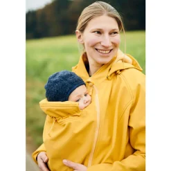 Veste de portage softshell Mamalila - Moutarde