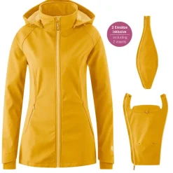 Veste de portage softshell Mamalila - Moutarde