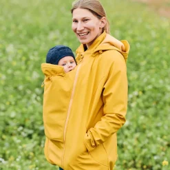 Veste de portage softshell Mamalila - Moutarde