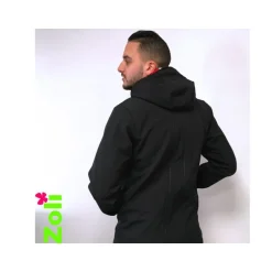 Veste de portage Softshell pour homme - Zoli Week-end - Noir