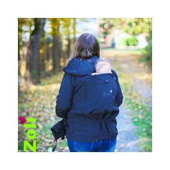 Veste de portage Zoli Week-end en softshell - Noir