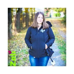 Veste de portage Zoli Week-end en softshell - Noir