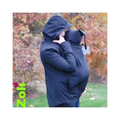 Veste de portage Zoli Week-end en softshell - Noir