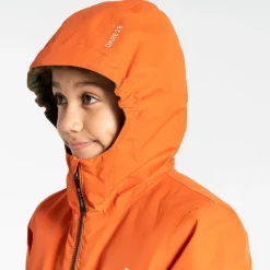 Veste de ski enfant Freehand - Dare2B - Orange Rust / Olivine Green