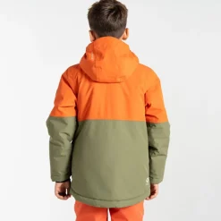 Veste de ski enfant Freehand - Dare2B - Orange Rust / Olivine Green