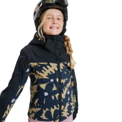 Veste de ski fille Free Jet Block - Roxy - Fennel Seed Big Flower