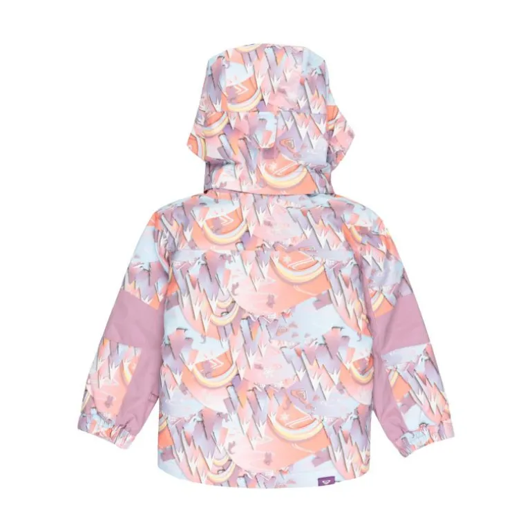 Veste de ski fille Snowy Tale - Roxy - Coral Chic Papercut