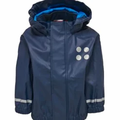 Veste imperméable enfant Lego - JUSTICE 101 - Bleu Marine Uni