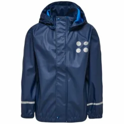Veste imperméable enfant Lego - JUSTICE 101 - Bleu Marine Uni