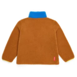Veste polaire enfant sherpa - Hello Hossy - Blue Camel