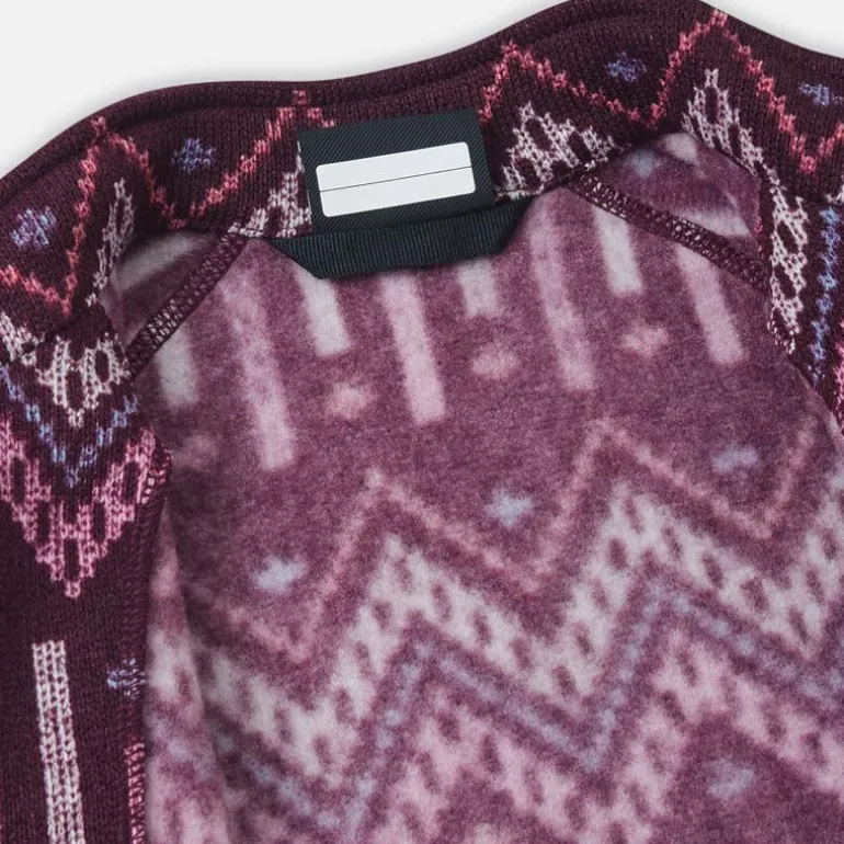 Veste polaire Ornament - Reima - Deep Purple