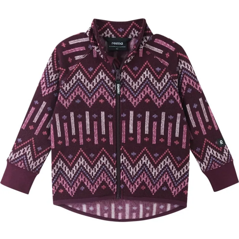 Veste polaire Ornament - Reima - Deep Purple