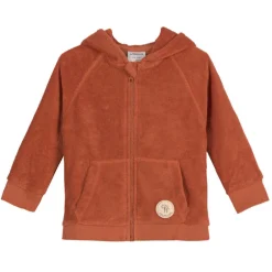 Veste éponge bébé en coton bio - Lassig - Rouille