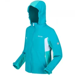Veste softshell fille Acidity de Regatta - Enamel/Turquoise