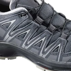 XA PRO 3D Junior CSWP - Chaussure Salomon enfant Imperméable - 31 au 35 - Ebony/ Alloy/Quiet Shade
