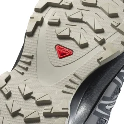 XA PRO 3D Junior CSWP - Chaussure Salomon enfant Imperméable - 31 au 35 - Ebony/ Alloy/Quiet Shade