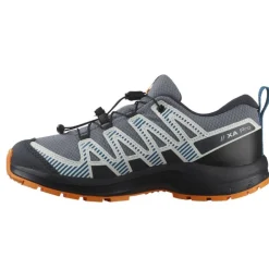 XA PRO 3D Junior V8 - CSWP - Chaussure Salomon enfant Imperméable - 31 au 39 - Grisai/Dark B/Turme