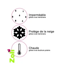 Zoli Rainsnow - Veste de portage chaude et imperméable